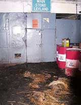 The area where the fire took place