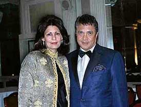 Moni Verma with wife Shobah