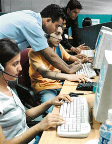 Call centre employees are prone to spondylitis and backache