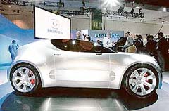 Honda unveils the Remix concept car at the Los Angeles Auto Show 