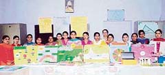 A science and social studies exhibition was held at Khalsa Girls Senior Secondary School, Doraha