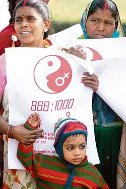 Over one crore females in the country have been killed through selective sex abortions in the last 20 years