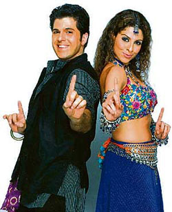 Contestants boogying their hearts out on the second season of Nach Baliye