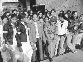 During the recent Inter-Zonal Youth Festival held at DAV Girls College, Yamunanagar, its students turned from mere crowd-pullers into active crowd controllers