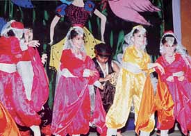 Students of Anees School celebrate the annual day in Mohali on Sunday