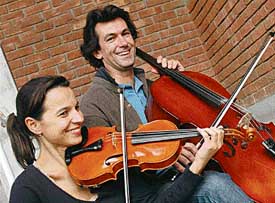 French artistes Nicolas Paul and Julie Arnulfo