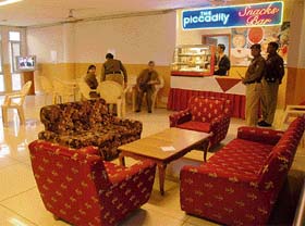 The renovated canteen at the Chandigarh airport