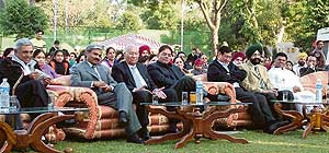 Mr Ashok Kumar Gupta, Deputy Commissioner, Mr Brij Mohan Lal Munjal, president of the DMCH Managing Society, along with other dignitaries