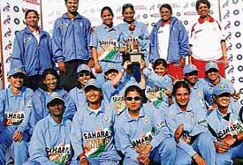 Indian women cricketers are all smiles after winning the Asia Cup in Jaipur on Thursday