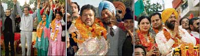 Mr Harmohan Dhawan CVM Chief, Mr Davinder Babla and Mr Ravinder Paul Singh Pali