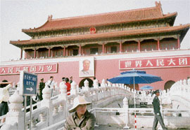 The Tiananmen Square in Beijing