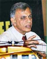 HAL Chairman Ashok Baweja speaks at a press conference