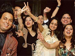Revellers at city hotels in cheerful mood as the clock struck 12 on New Years eve.