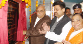 Chief Minister Bhupinder Singh Hooda inaugurates the upgraded community health centre in Kalka on Thursday.