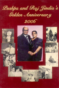 Tthe Jindia couple are immortalised in their greeting cards
