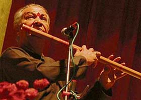 Pt Hari Prasad Chaurasia presents his flute recital at IMTECH auditorium, Sector 38, Chandigarh