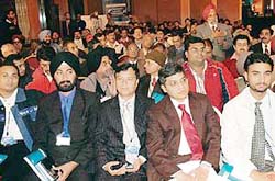 Investors listen to financial experts at the CNBC-TV18 Mutual Fund Investor Forum in Chandigarh