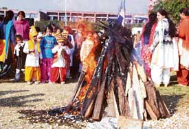 GRD Academy celebrates Lohri in Ludhiana on Saturday