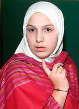 Misbah Iram Ahmed Rana leaves after a hearing at the Supreme Court of Pakistan in Islamabad