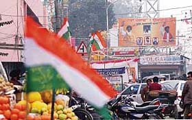 Ludhiana bears a colourful look with campaigning for the forthcoming Assembly elections in full swing