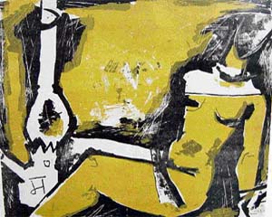 Lady and Lamp, 1956