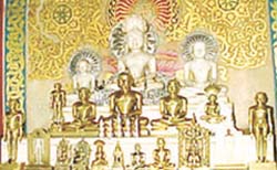 A file photo of the stolen idols.