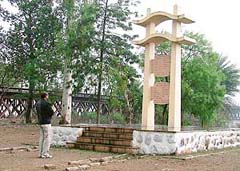 Mahatma Gandhi’s memorial near Phillaur where his ashes were immersed lies unattended on his death anniversary