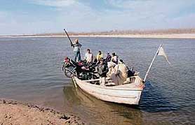 Residents of 50 villages of the Chamkaur Sahib segment have only one boat to ferry them across the Sutlej.