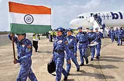 An all-women peacekeeping contingent from India arrives in Liberia on Tuesday to serve with the UN.The UN has deployed the first-ever all-women unit in Liberia. 