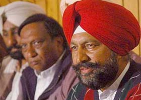 Mr Balbir Singh Sidhu addresses a press conference in Mohali