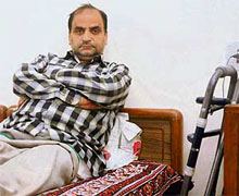 M J Khabri for hip replacement at the PGI, Chandigarh