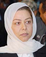 Raghad, daughter of Iraq's late President Saddam Hussein