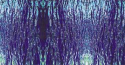 An abstract work by Shibu Arakkal