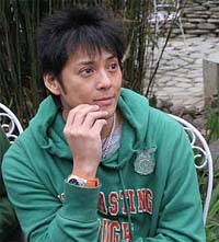 Actor Max Mok Siu Chung in Dharamsala.