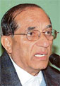 Mr Vijay Kumar Malhotra, MP and Chief Whip, BJP Parliamentary Group, during a press conference at the Chandigarh Press Club 