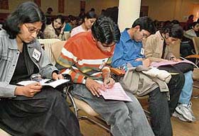 Students take part in OCCULT-2007 at MCM DAV College, Sector 36, Chandigarh