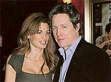 Hugh Grant and  Jemima Khan