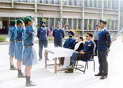 NCC (Air Wing ) A- Certificate Examination being conducted at Nankana Sahib Public School, Gill Park, Ludhiana.