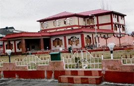 The mini convention complex or marriage hall, standing out as a unique complex