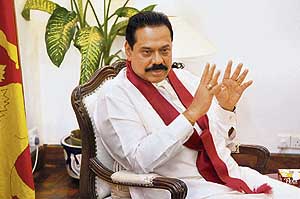 Mr Mahinda Rajapaksa