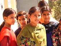 Girls at ASHI share some light moments with each other in Jalandhar. 