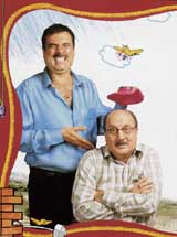 Boman Irani and Anupam Kher in Khosla Ka Ghosla