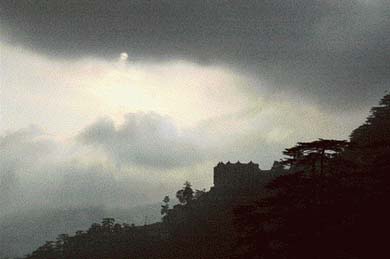 Clouds threatened to unleash a fresh round of fury over Shimla on Tuesday, sending residents scurrying for umbrellas
