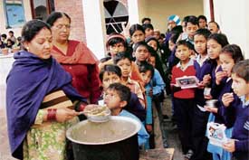 Attendance in Haryana schools has shot up, thanks to the mid-day meal