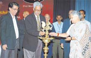 Chief  Minister Sheila Dikshit inaugurating the RGCON07, International Conference on Cervical CancerCurrent Management and Future Directions, organised by
