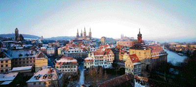 The Old Town with its ensemble of monuments has been declared a World Cultural Heritage site by UNESCO
