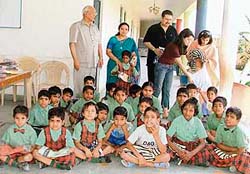 Nishkam Sewa Kendra’s inmates given T-shirts and sweets by York Knitwear in Ludhiana