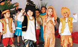 Students of Lily Buds Pre-Nursery and Nursery School, Ludhiana