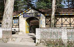 A view of the Palampur police station building.