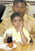 The schoolkid, Ranjan Nanda, who was kidnapped from Ludhiana